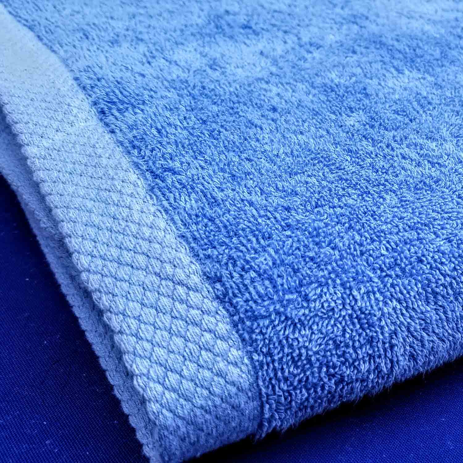 SMARTLINEN Signature Solid Porcelain Blue Pool Towel